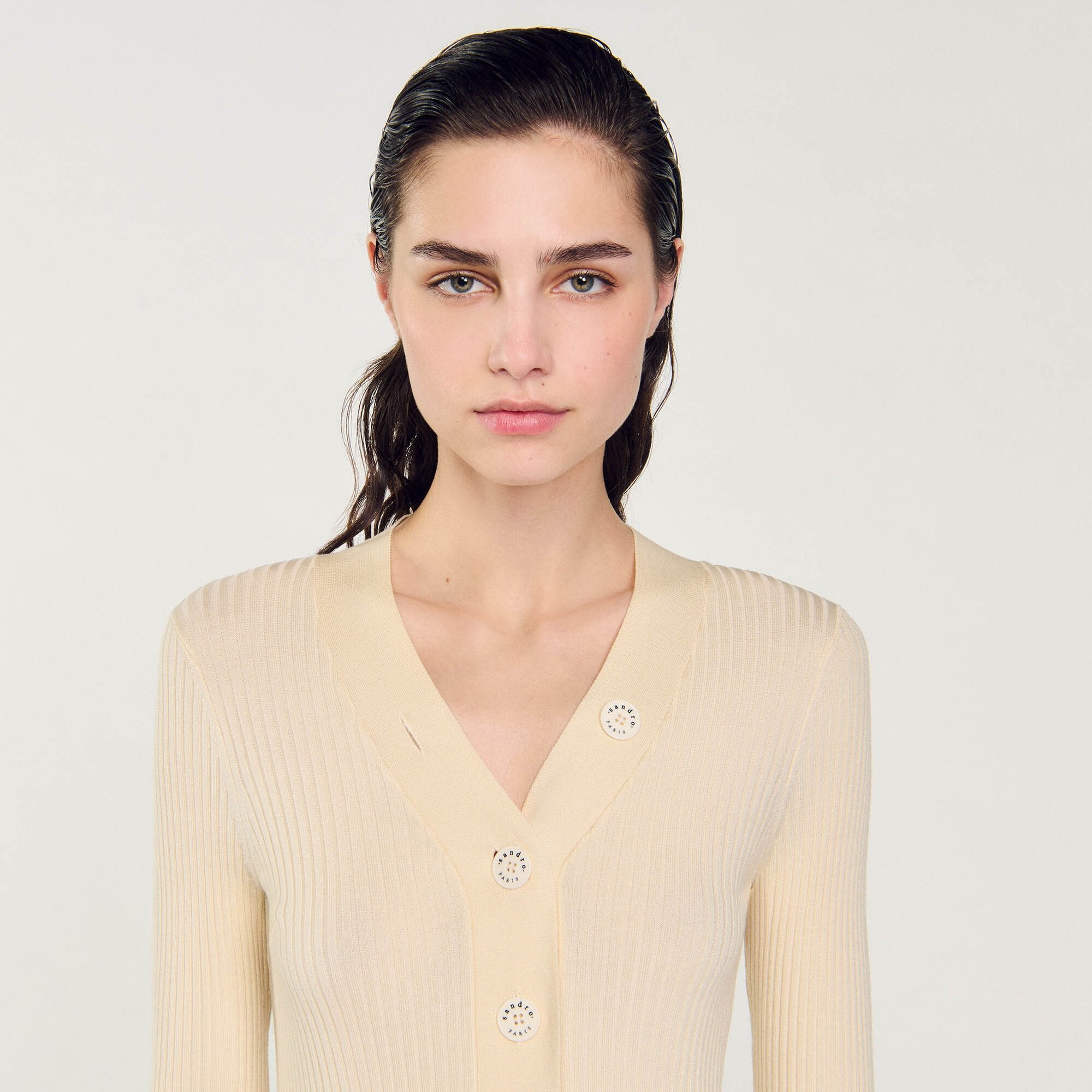 Sandro Women Cardigan in certified viscose
