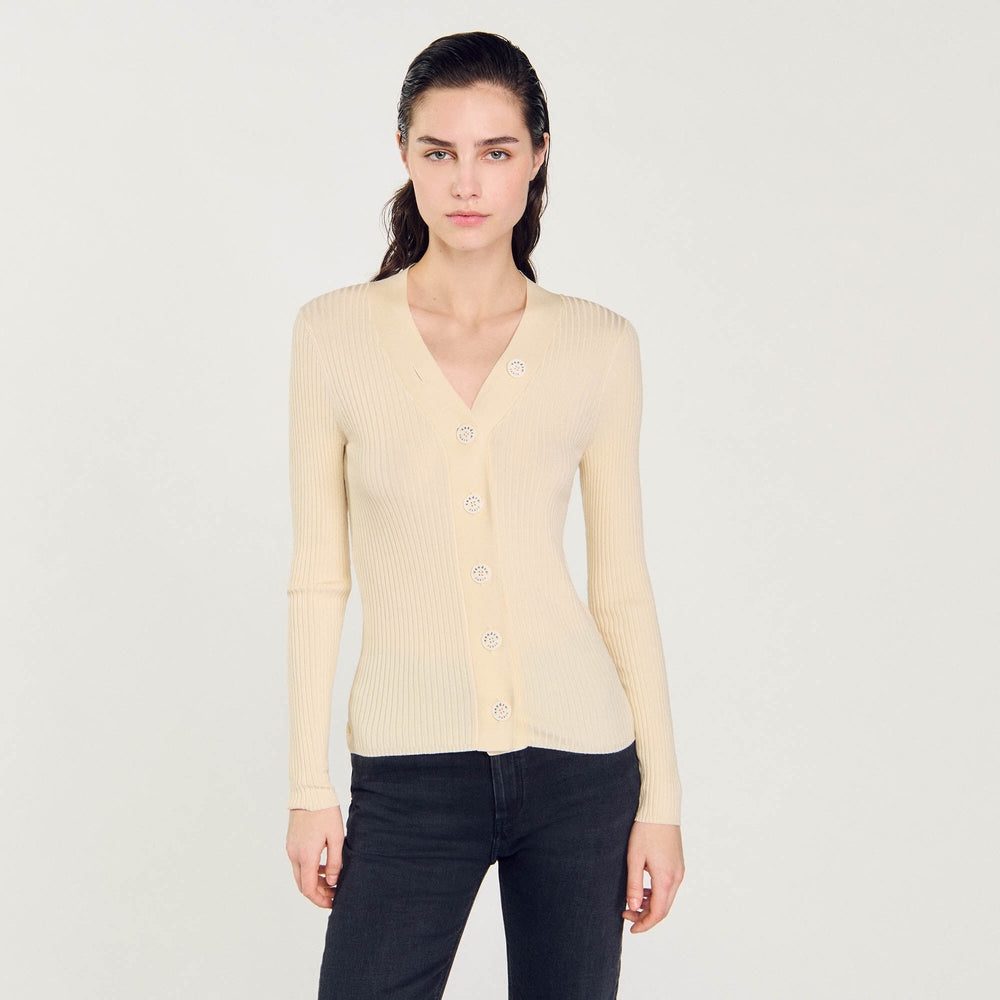 Sandro Women Cardigan in certified viscose