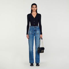 Sandro Women Cardigan in certified viscose
