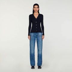 Sandro Women Cardigan in certified viscose