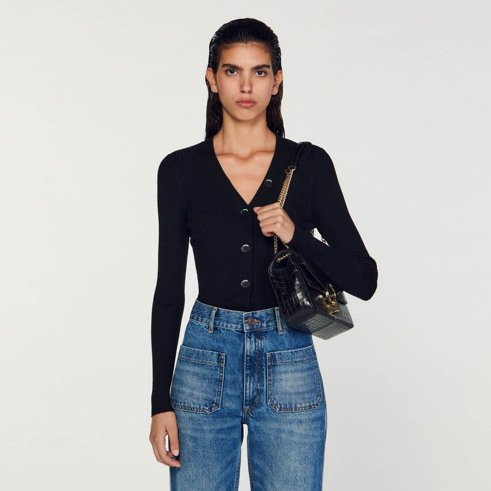 Sandro Women Cardigan in certified viscose