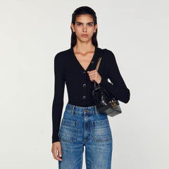 Sandro Women Cardigan in certified viscose