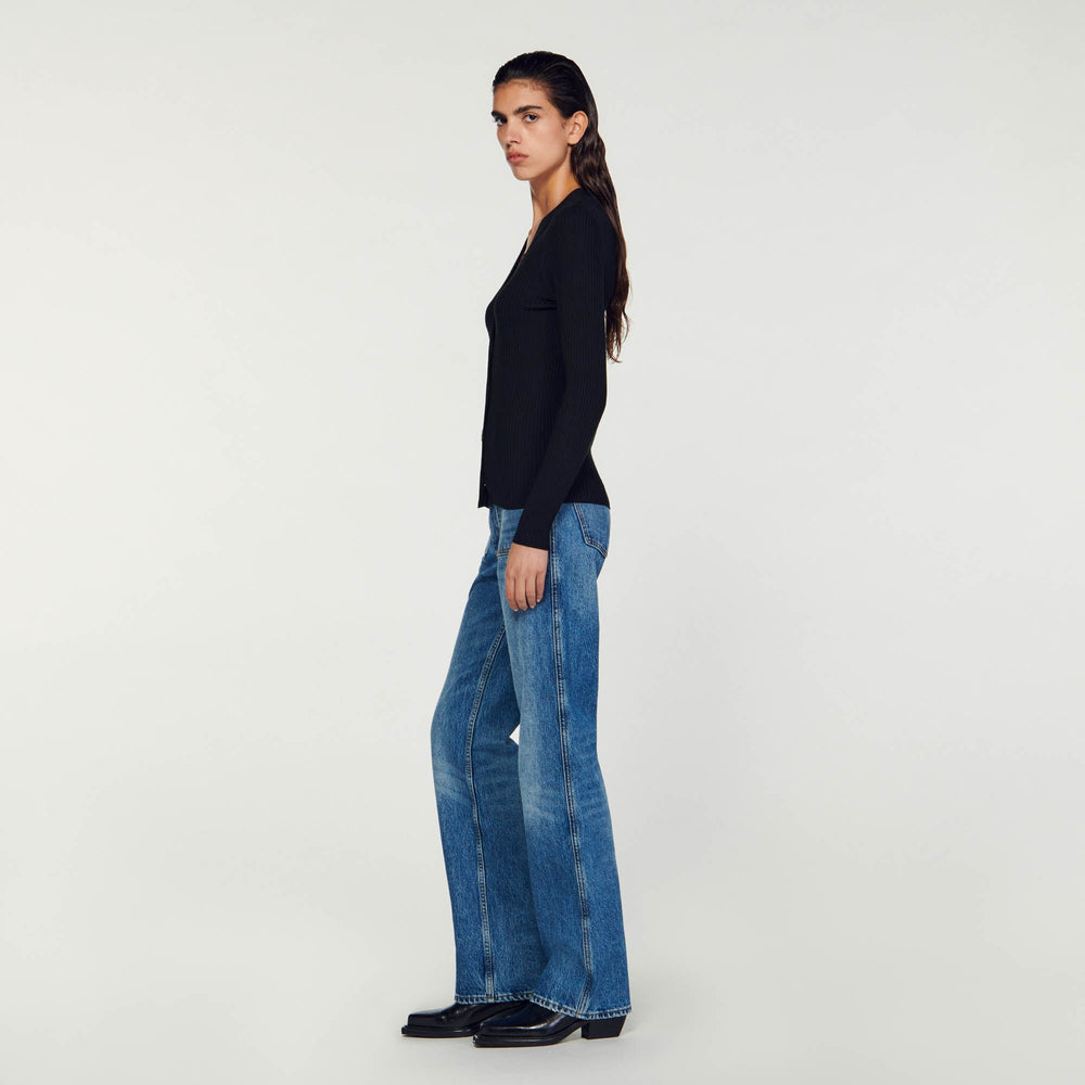Sandro Women Cardigan in certified viscose
