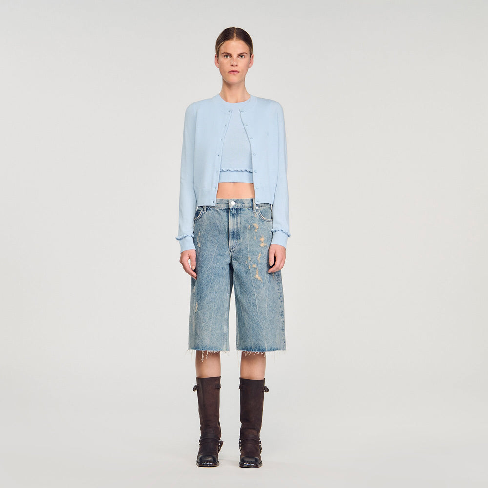 Sandro Women Ruffled cardigan