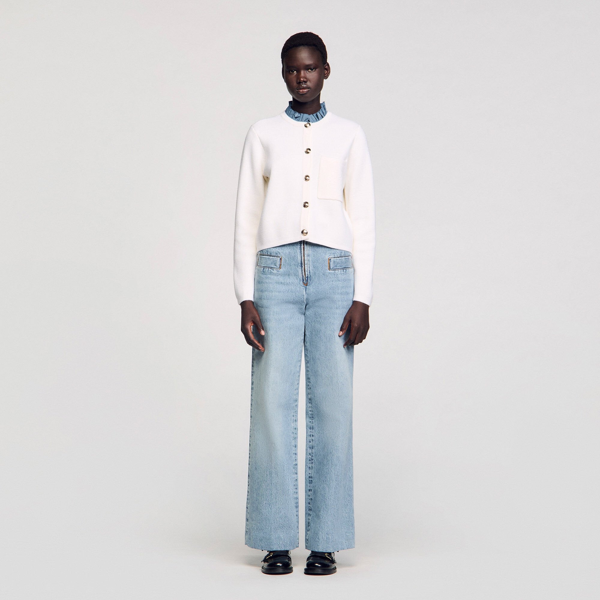 Sandro Women High-neck cardigan