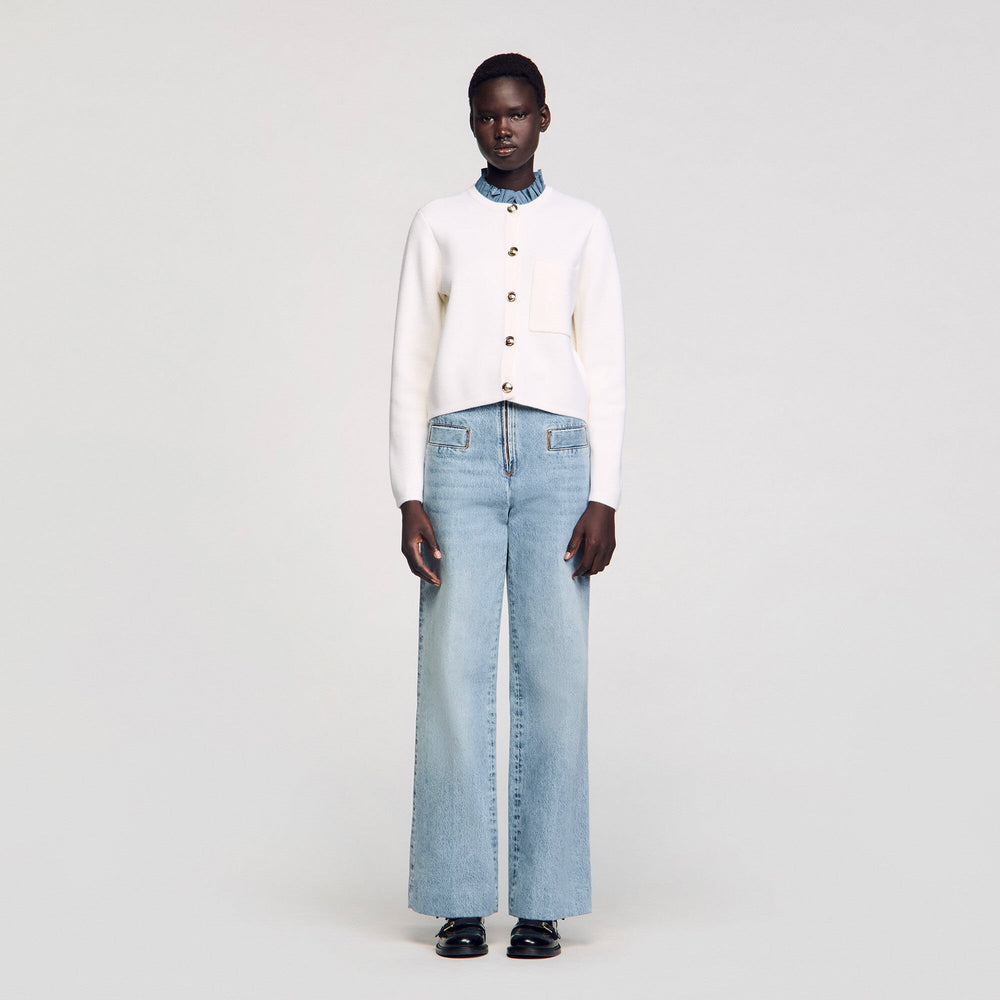 Sandro Women High-neck cardigan