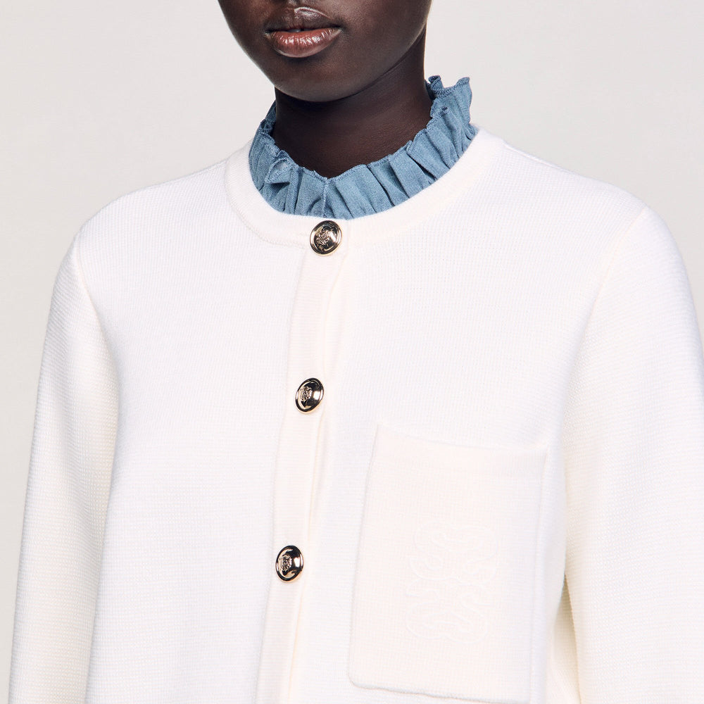 Sandro Women High-neck cardigan