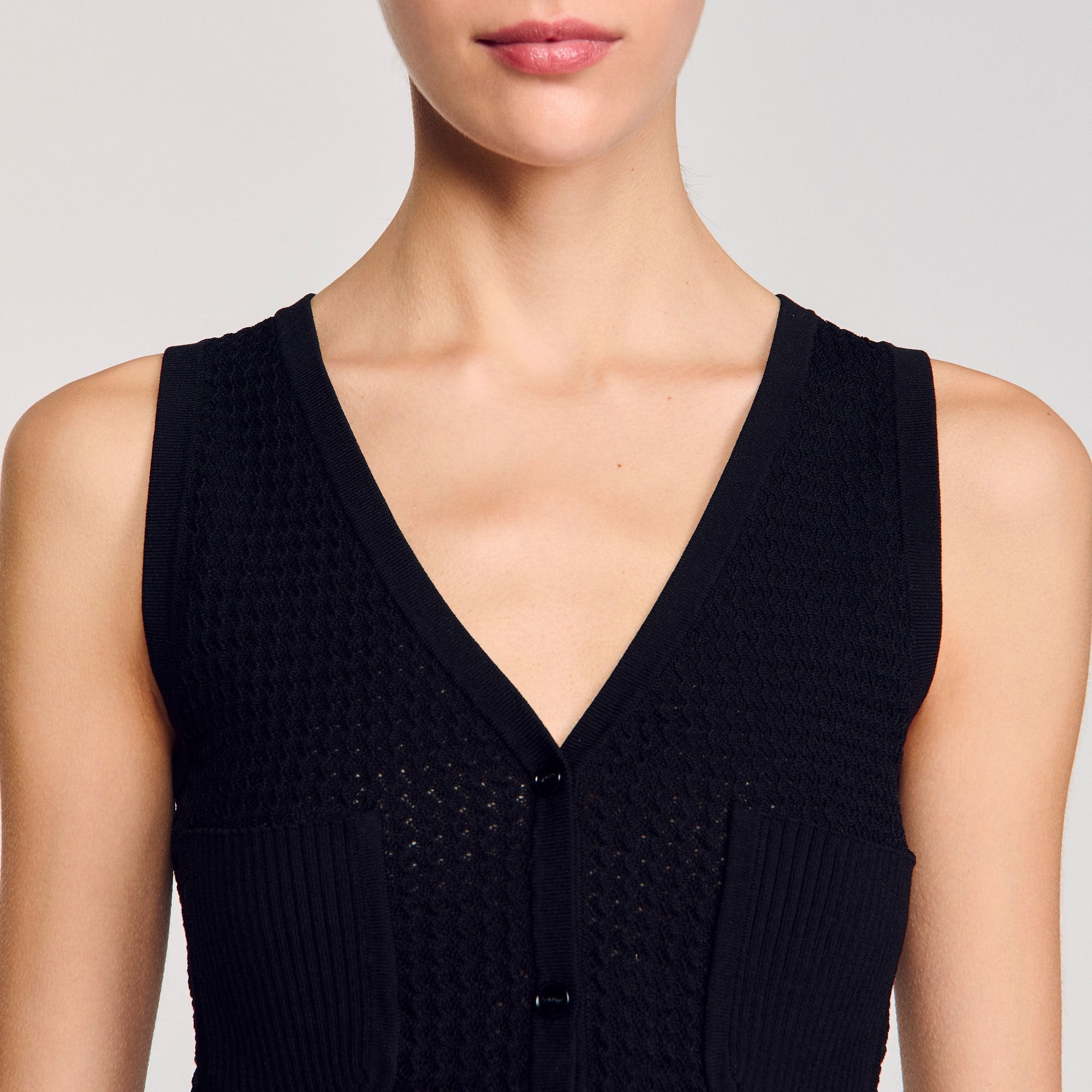 Sandro Women Decorative knit cardigan