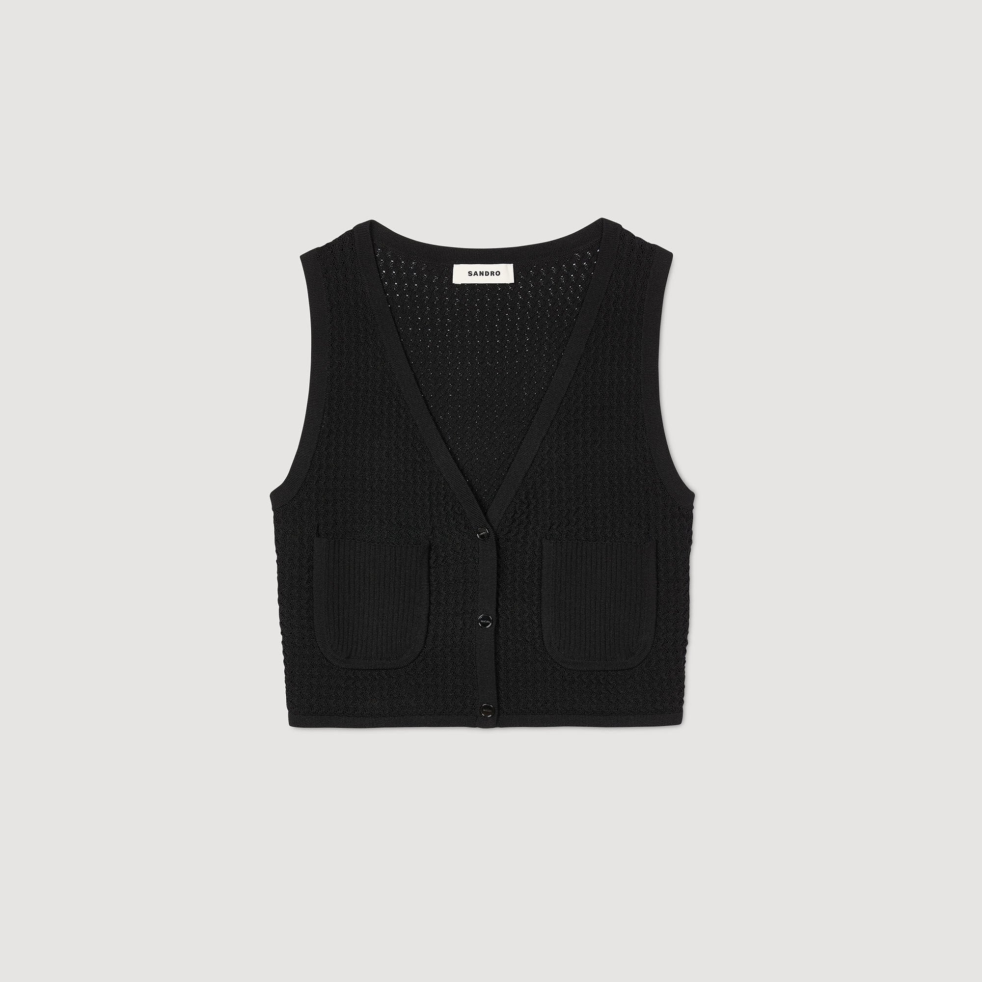 Sandro Women Decorative knit cardigan