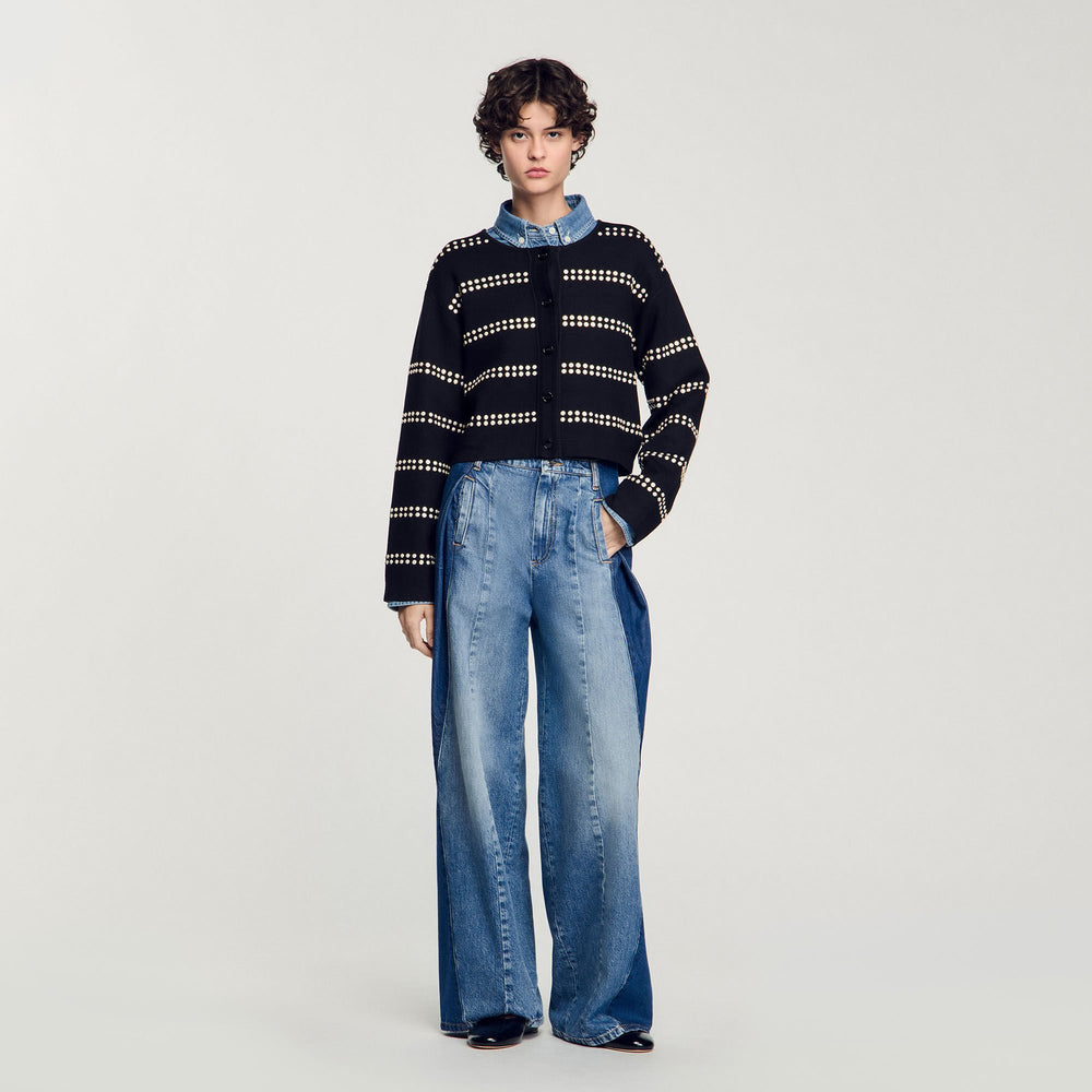 Sandro Women Studded cardigan