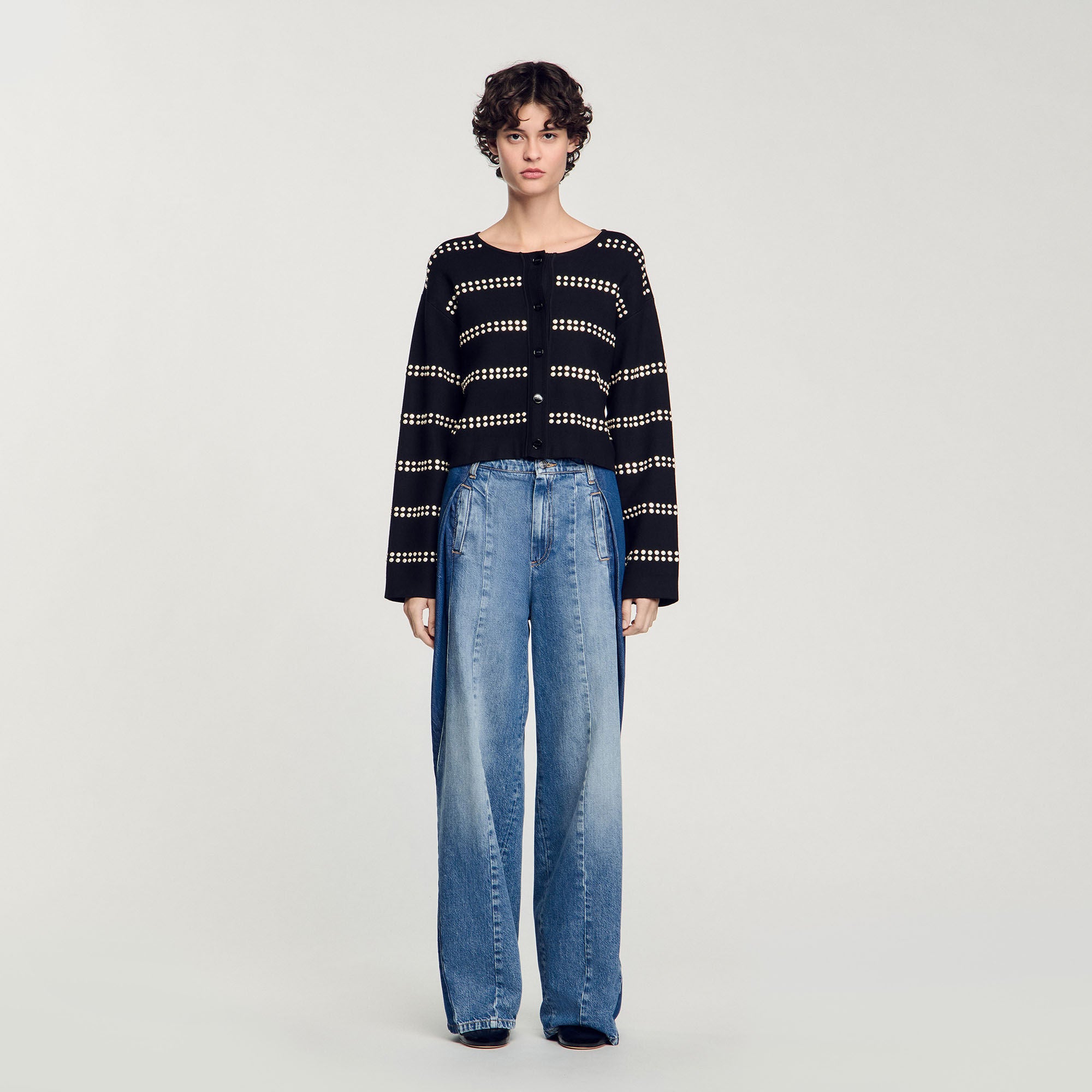 Sandro Women Studded cardigan