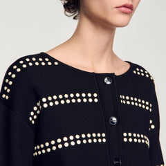 Sandro Women Studded cardigan