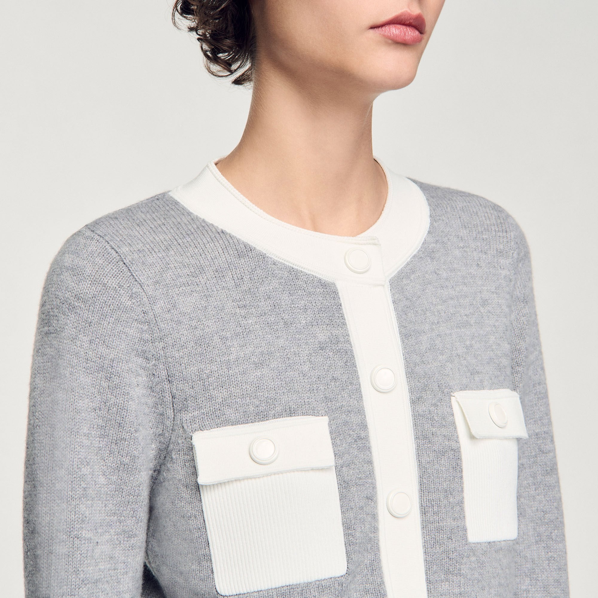 Sandro Women Two-tone cardigan