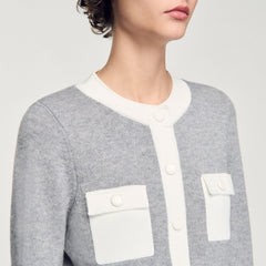 Sandro Women Two-tone cardigan