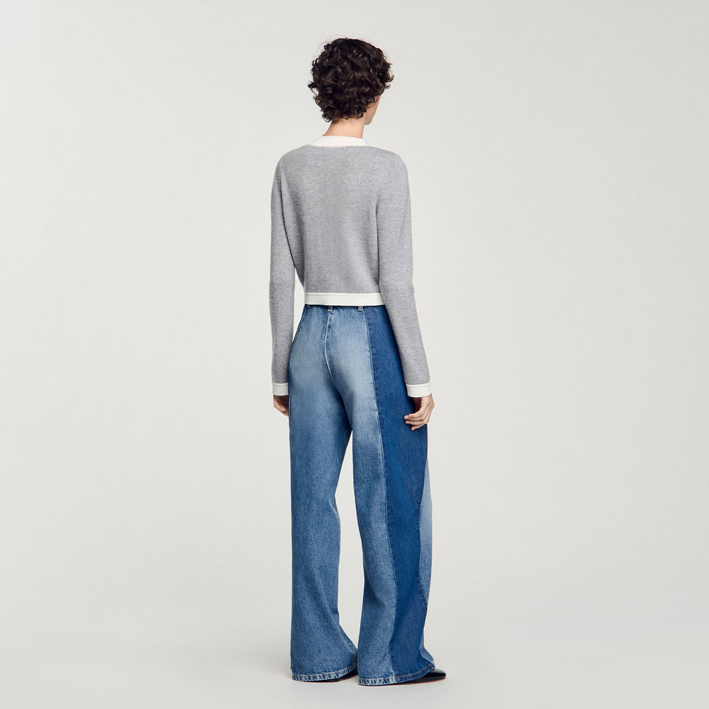 Sandro Women Two-tone cardigan