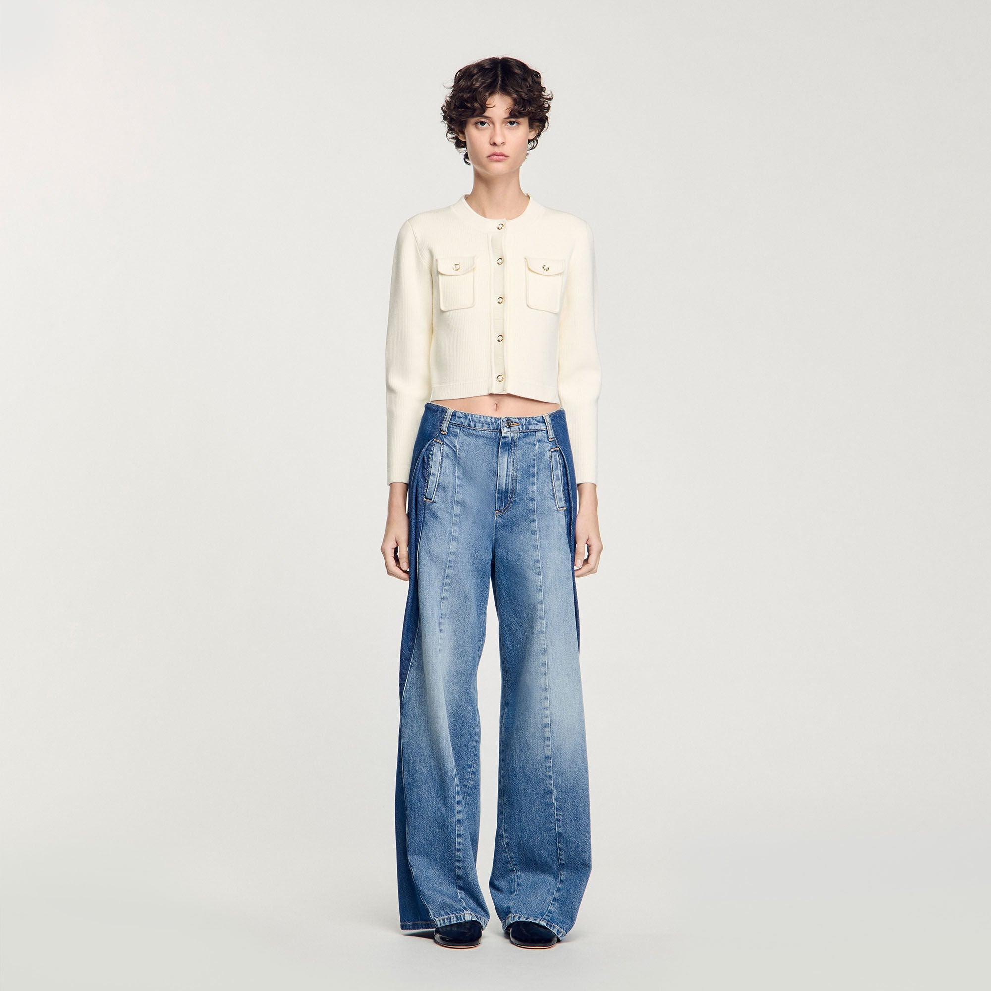 Sandro Women Rib knit cardigan