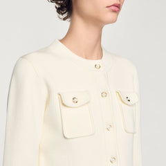 Sandro Women Rib knit cardigan