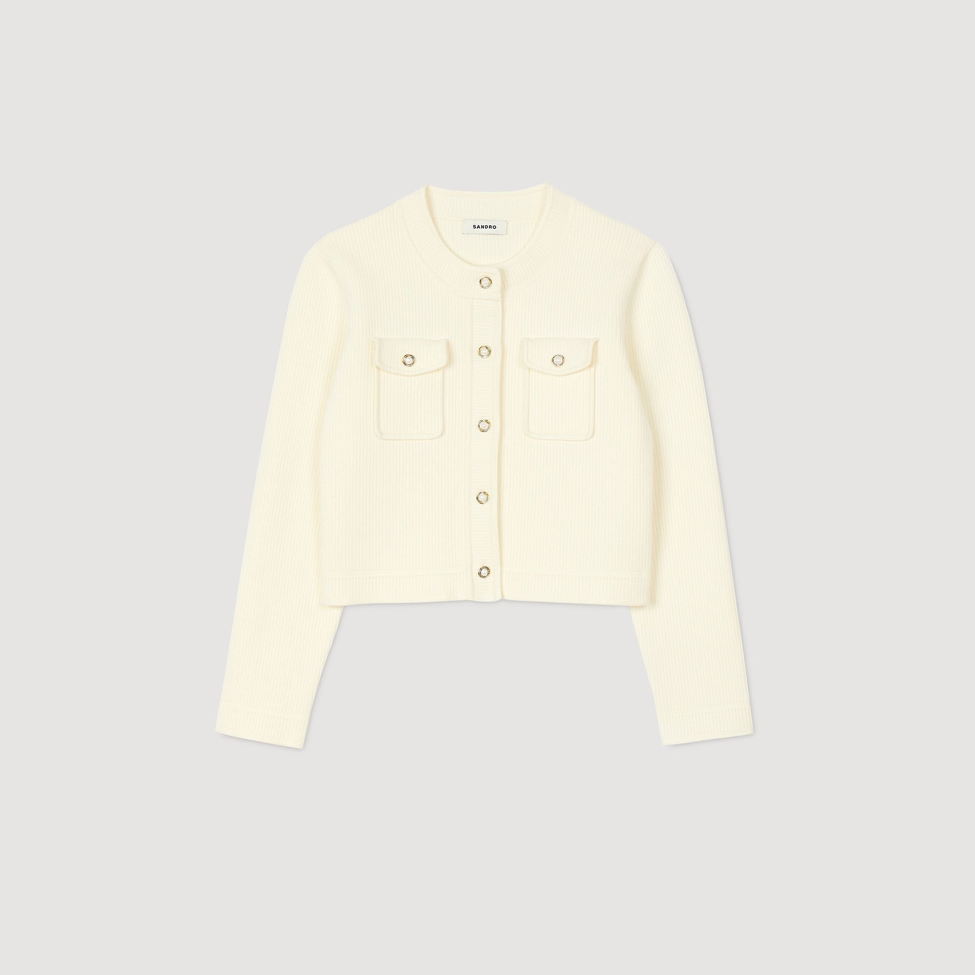 Sandro Women Rib knit cardigan