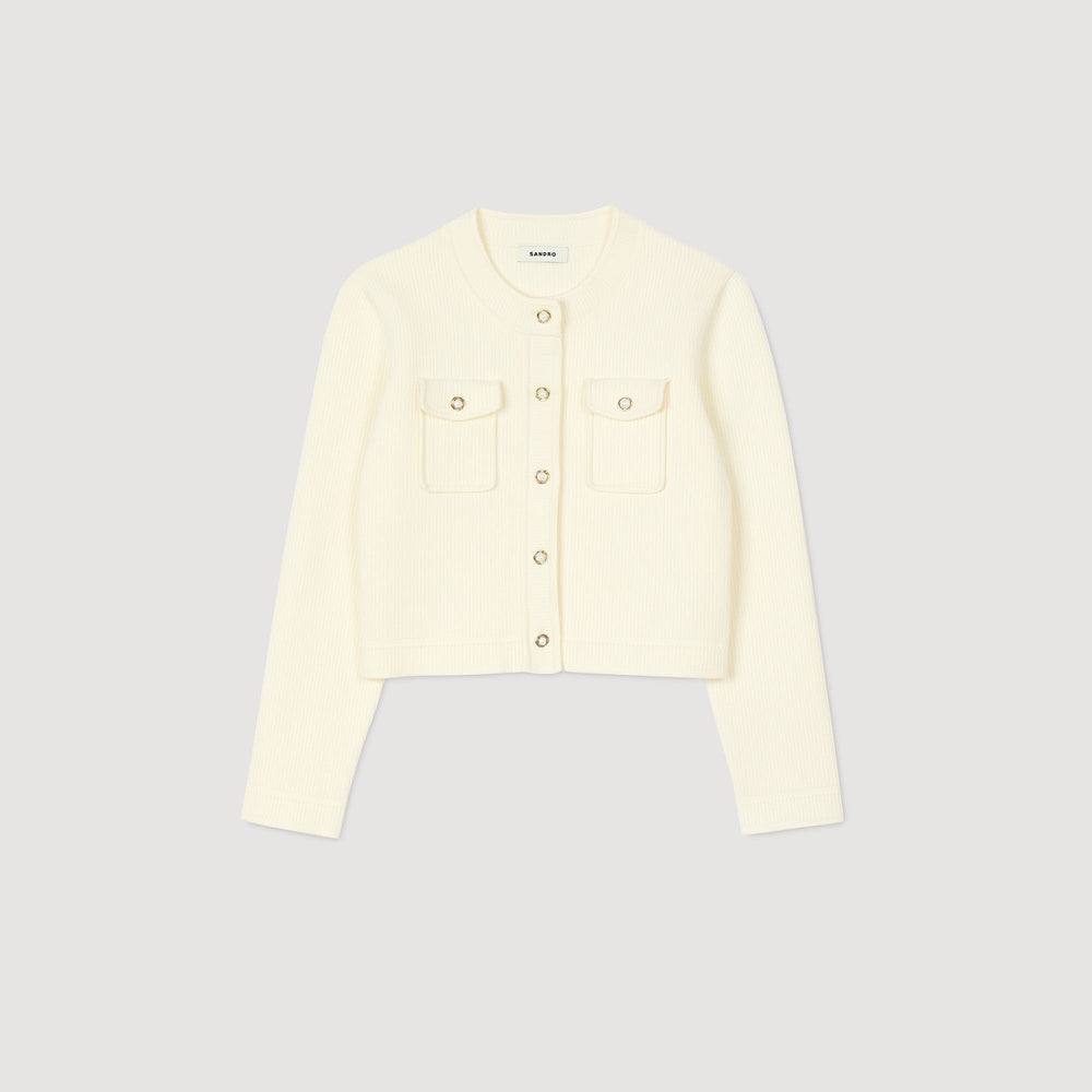 Sandro Women Rib knit cardigan