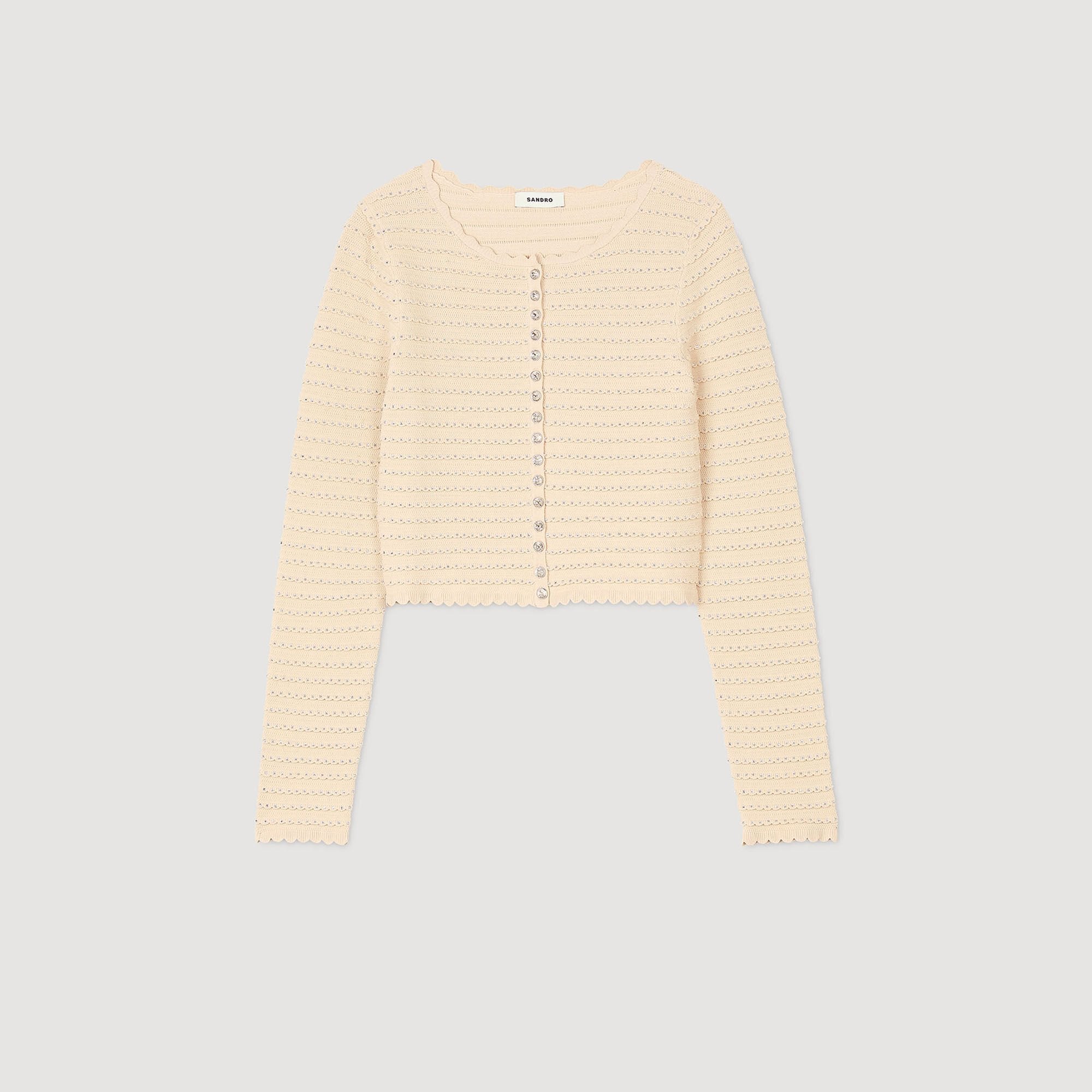 Sandro Women Rhinestone cardigan