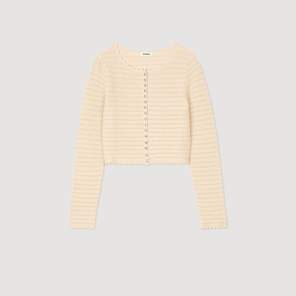 Sandro Women Rhinestone cardigan