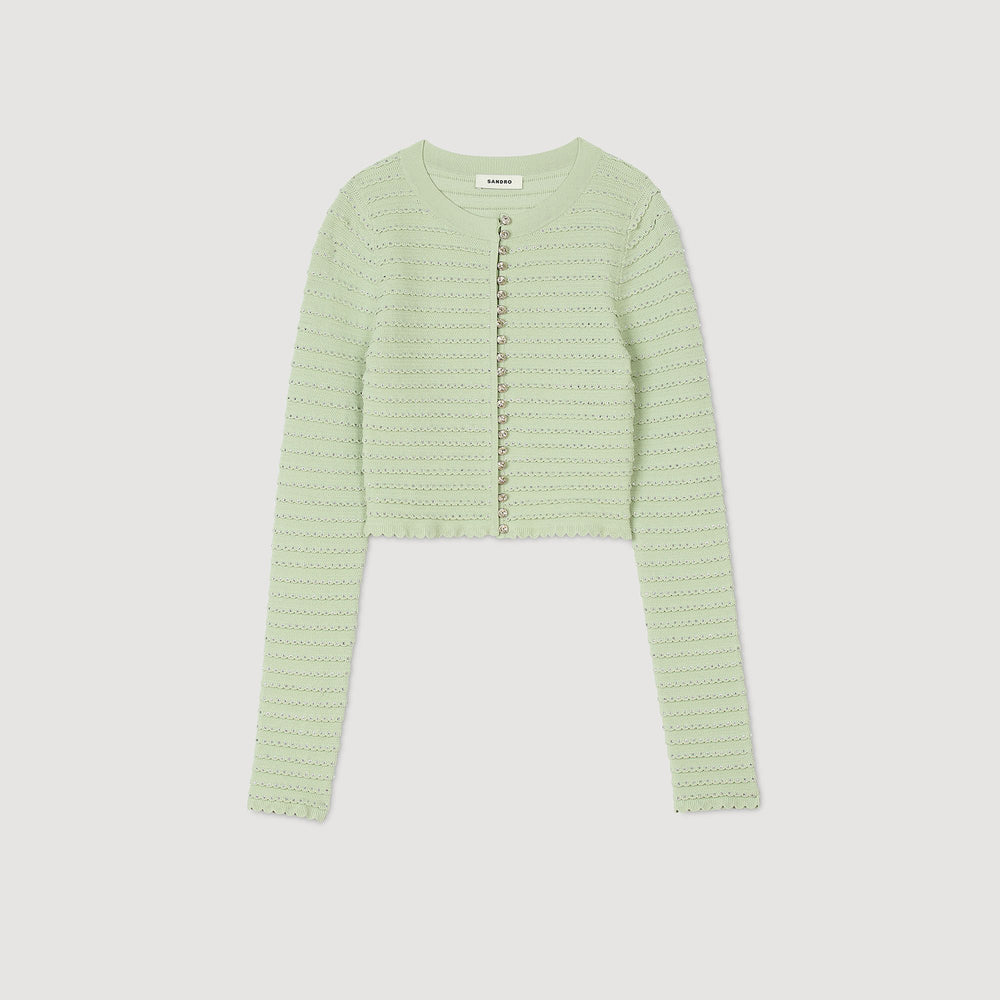 Sandro Women Rhinestone cardigan