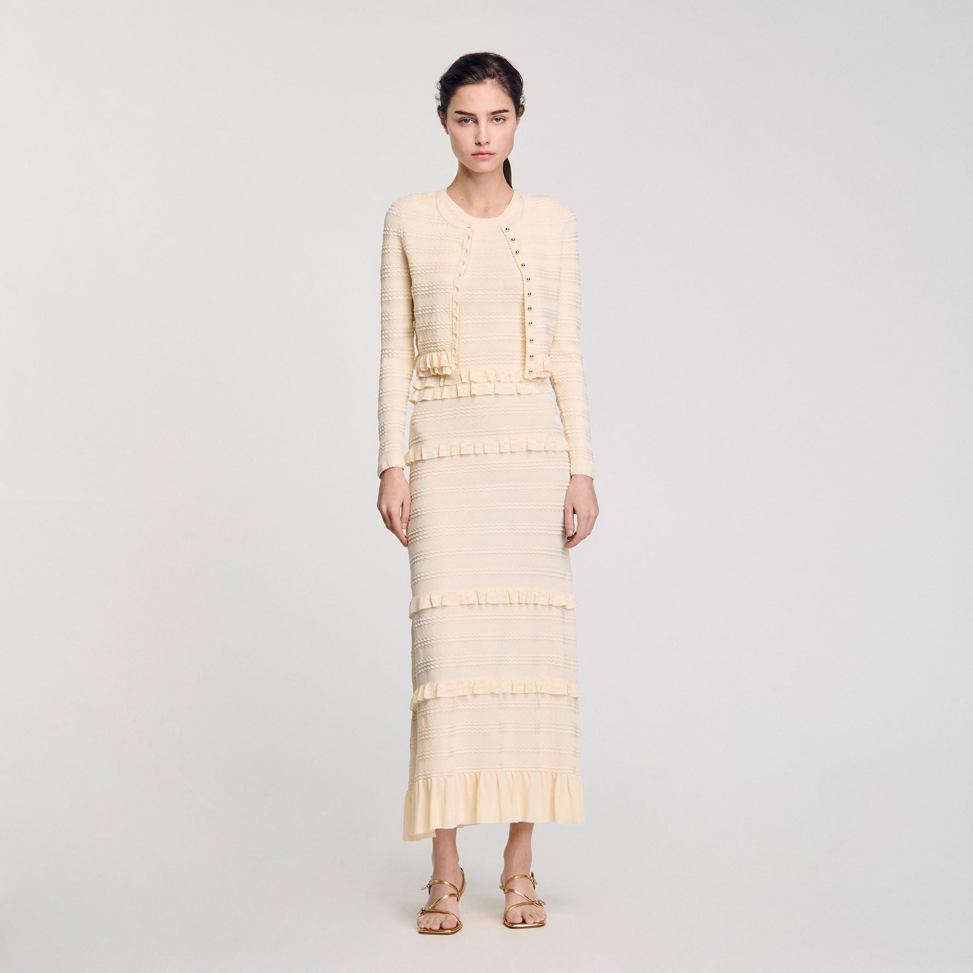 Sandro Women Ruffled cardigan