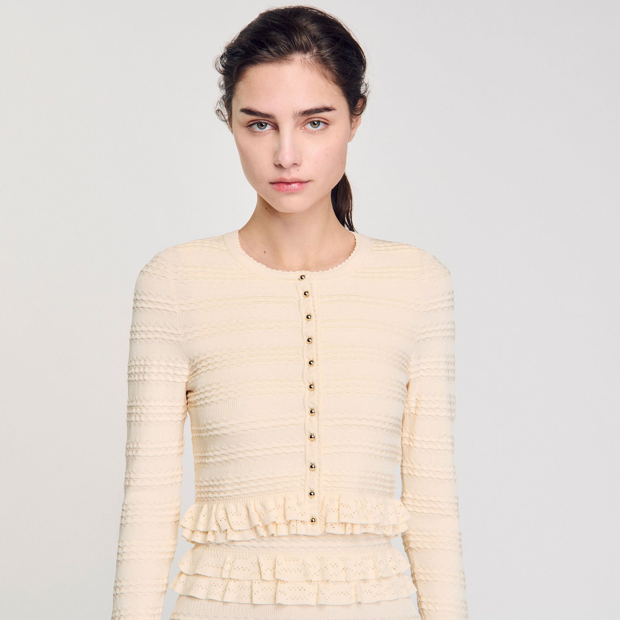 Sandro Women Ruffled cardigan