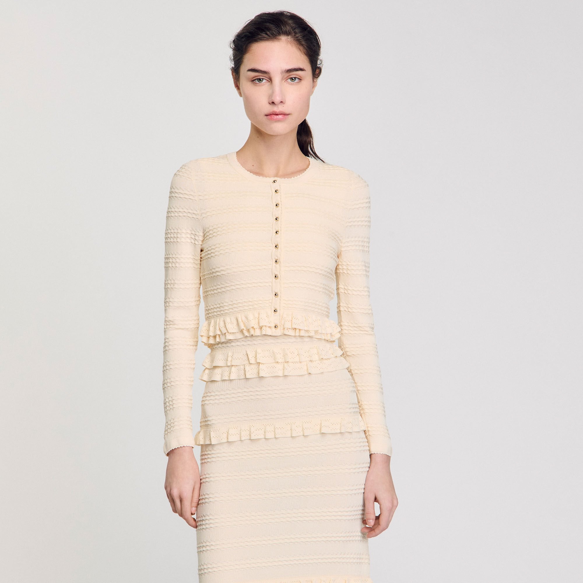 Sandro Women Ruffled cardigan