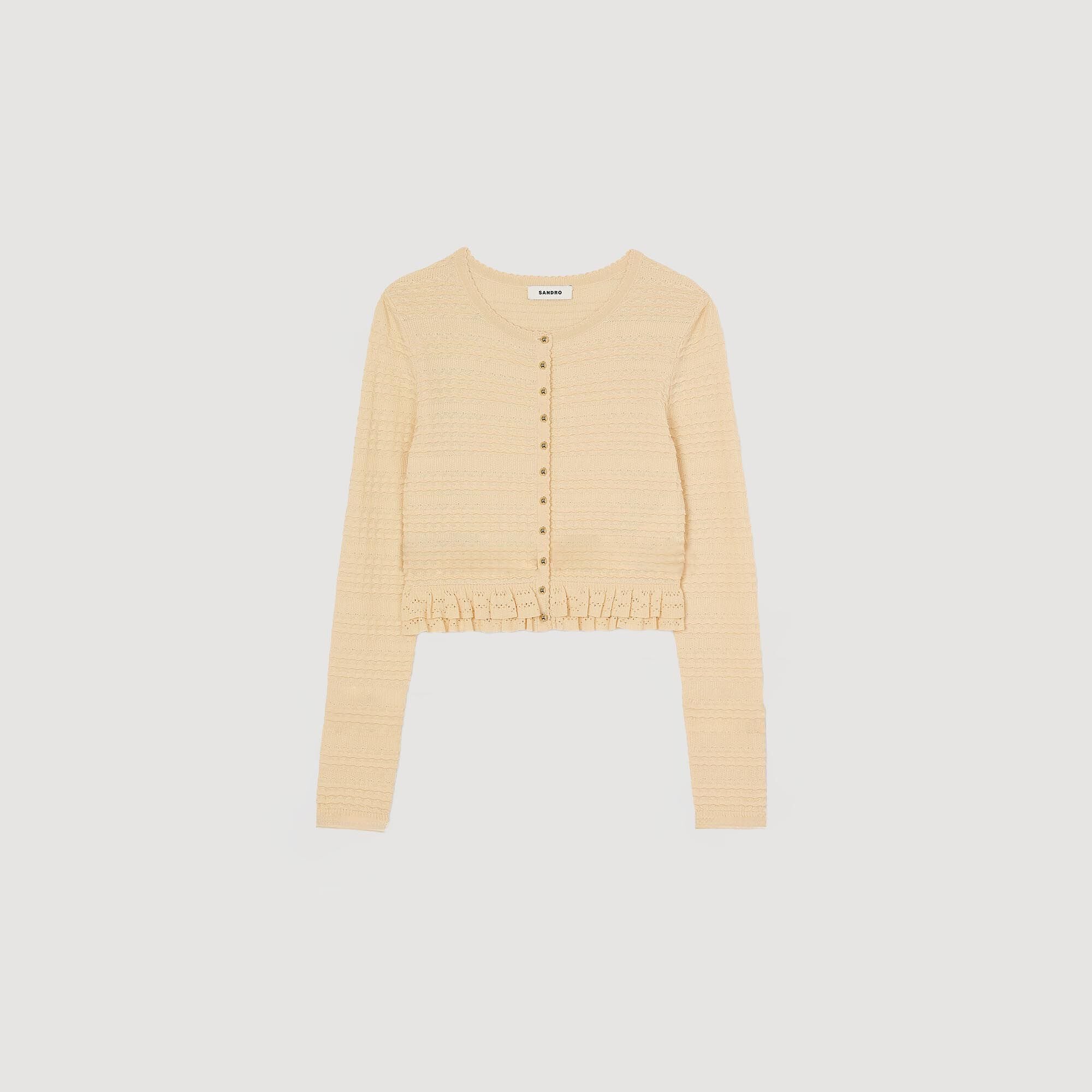 Sandro Women Ruffled cardigan