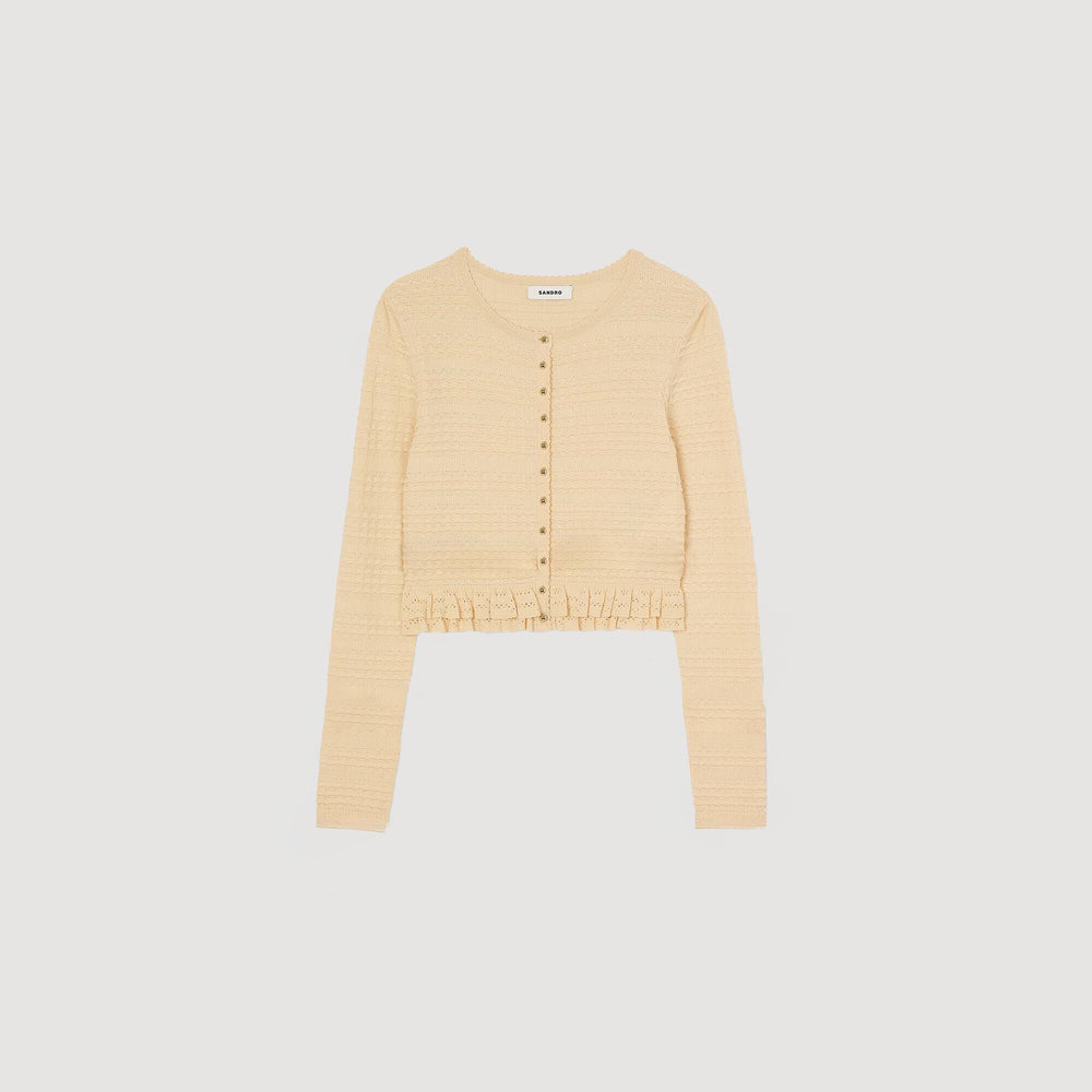 Sandro Women Ruffled cardigan