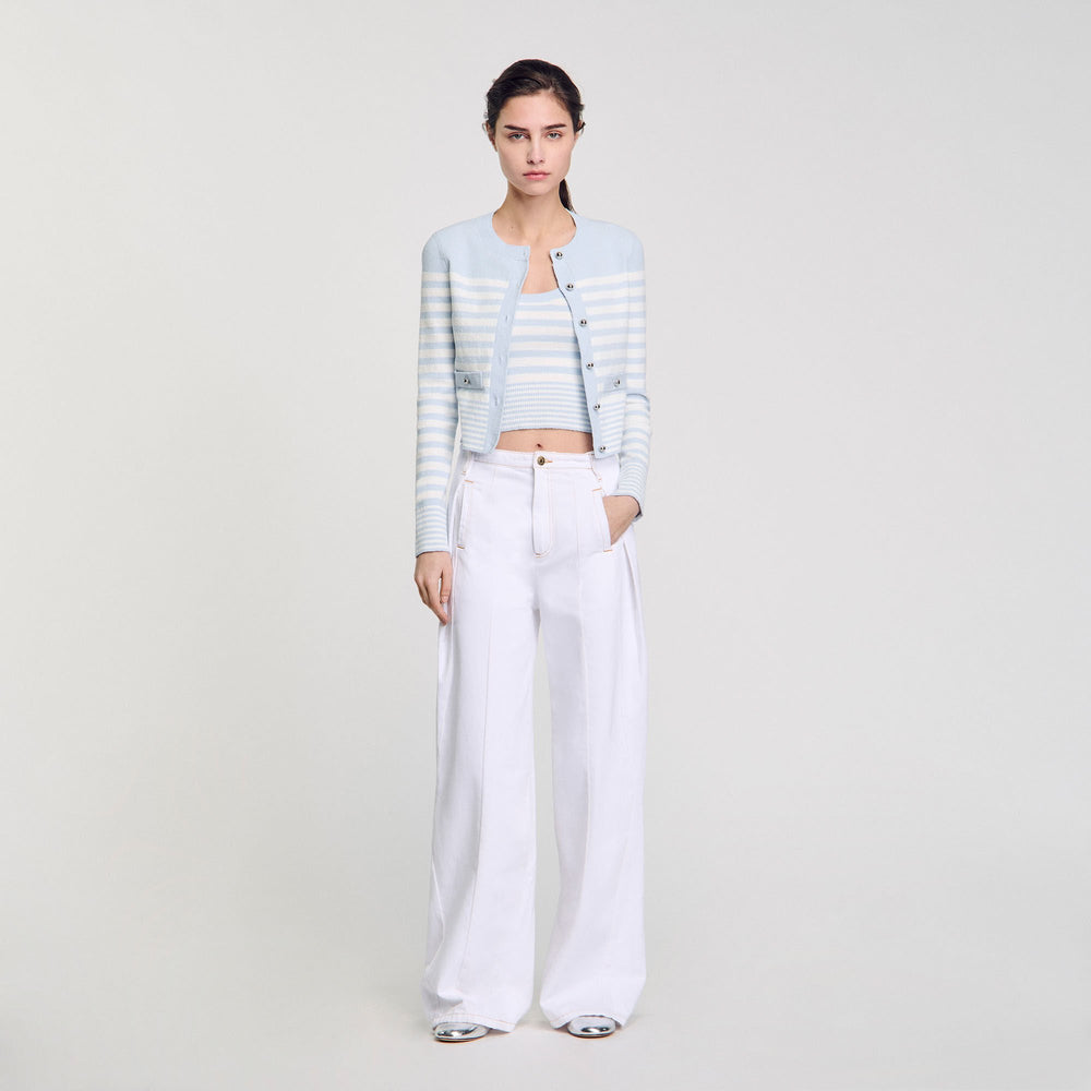 Sandro Women Striped cardigan