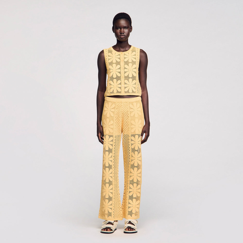 Sandro Women Crochet top