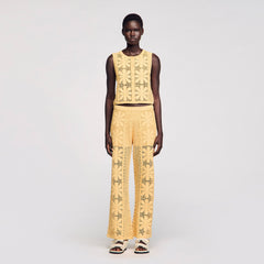 Sandro Women Crochet top