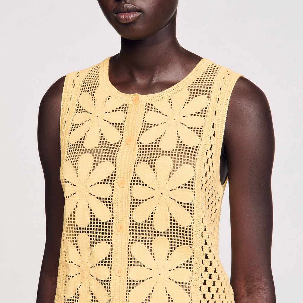 Sandro Women Crochet top