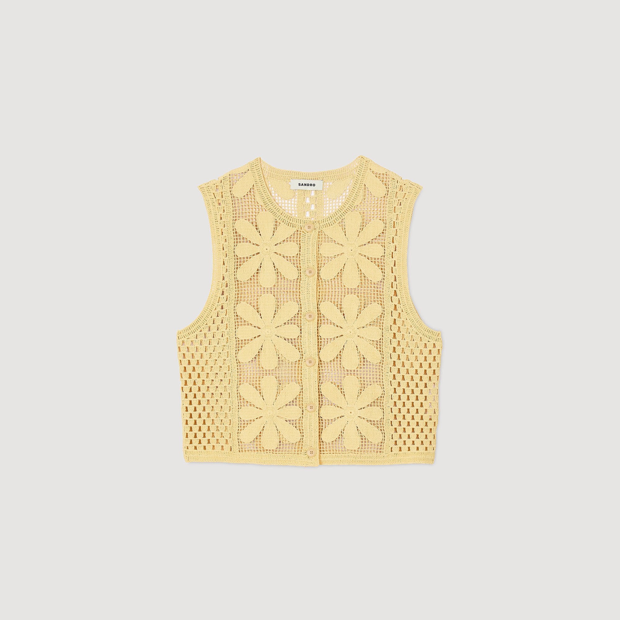 Sandro Women Crochet top