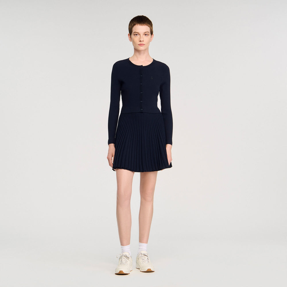 Sandro Women Polo shirt with decorative buttons