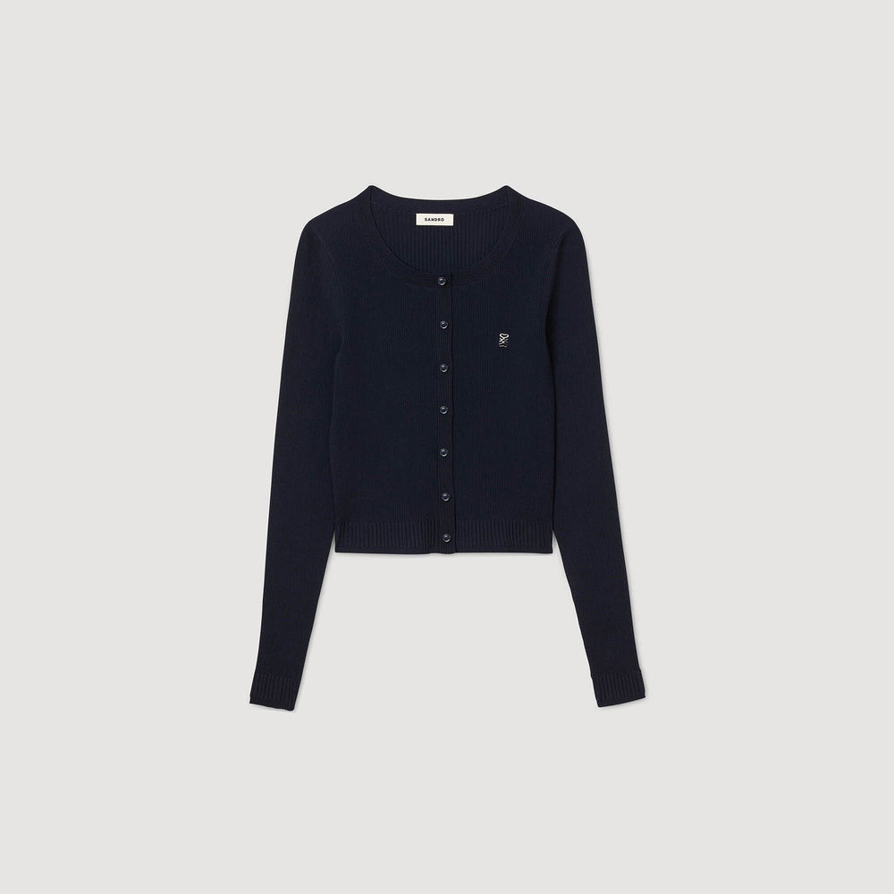 Sandro Women Polo shirt with decorative buttons