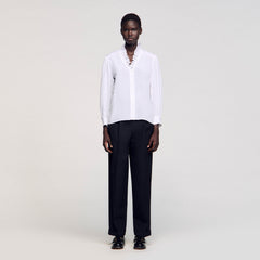 Sandro Women Flowy silk shirt