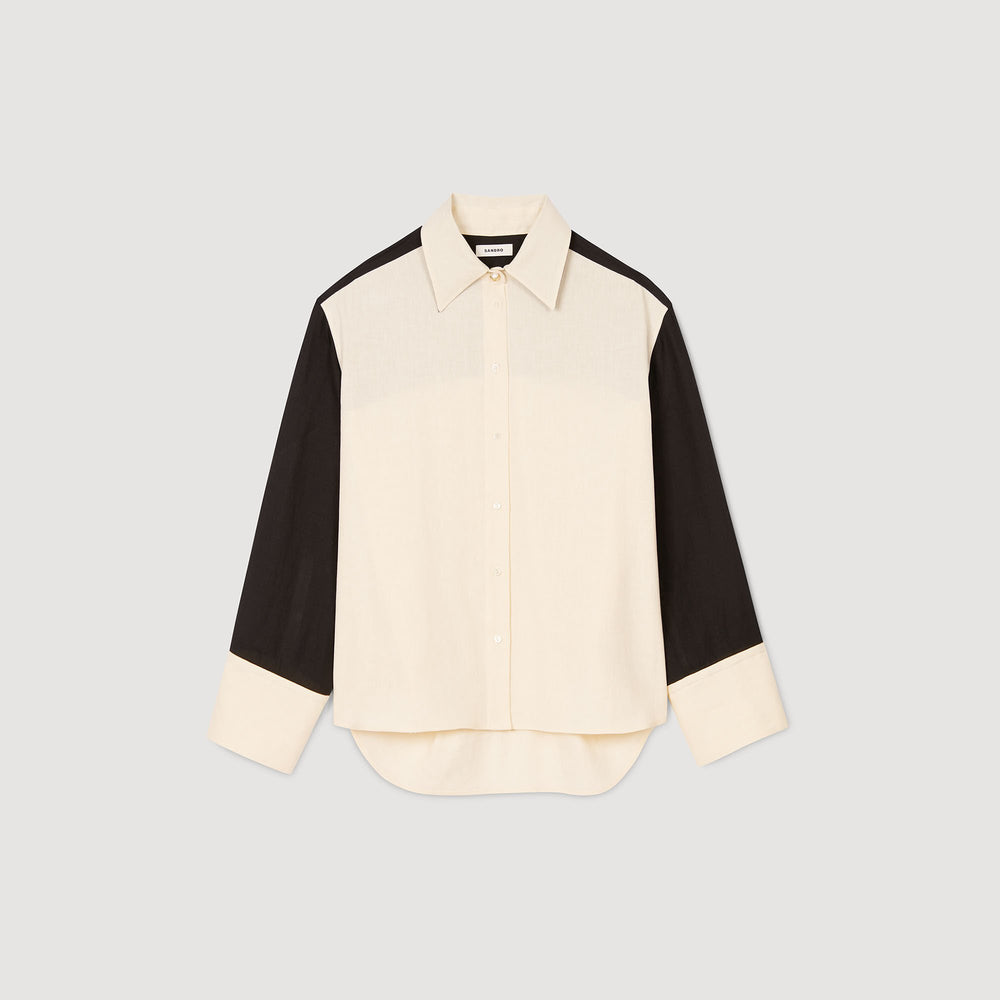 Sandro Women Two-tone shirt