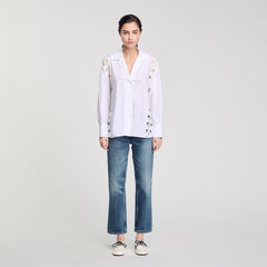 Sandro Women Poplin shirt