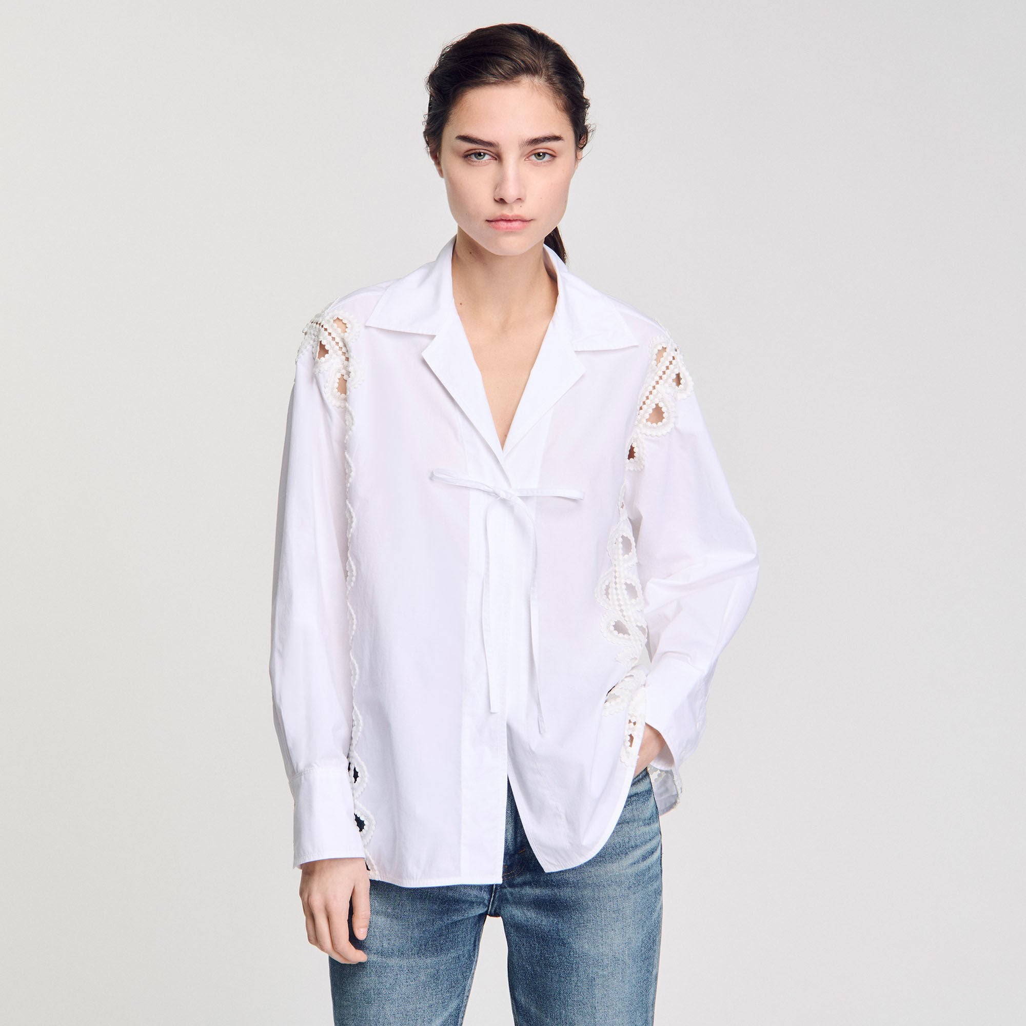 Sandro Women Poplin shirt