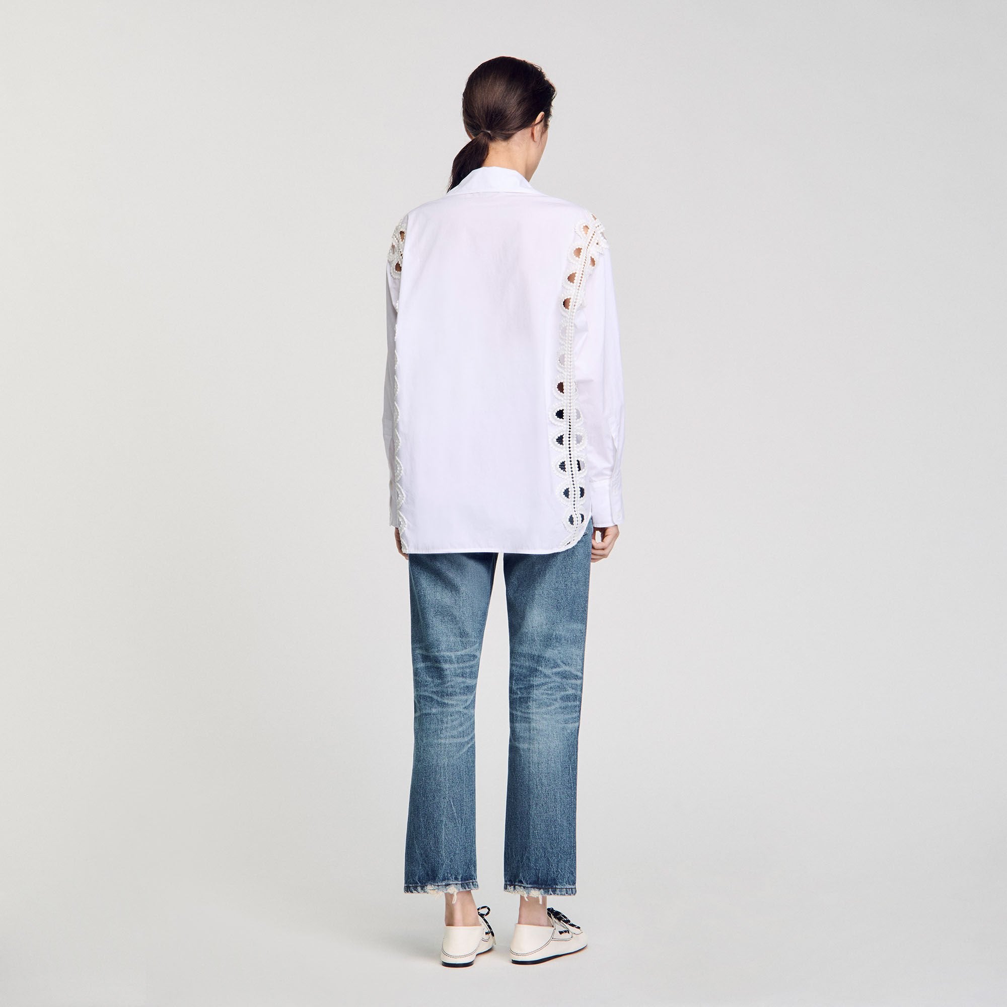 Sandro Women Poplin shirt