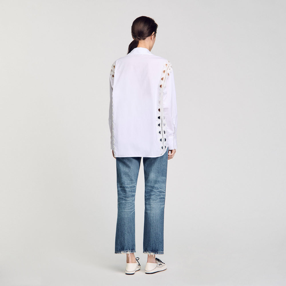 Sandro Women Poplin shirt