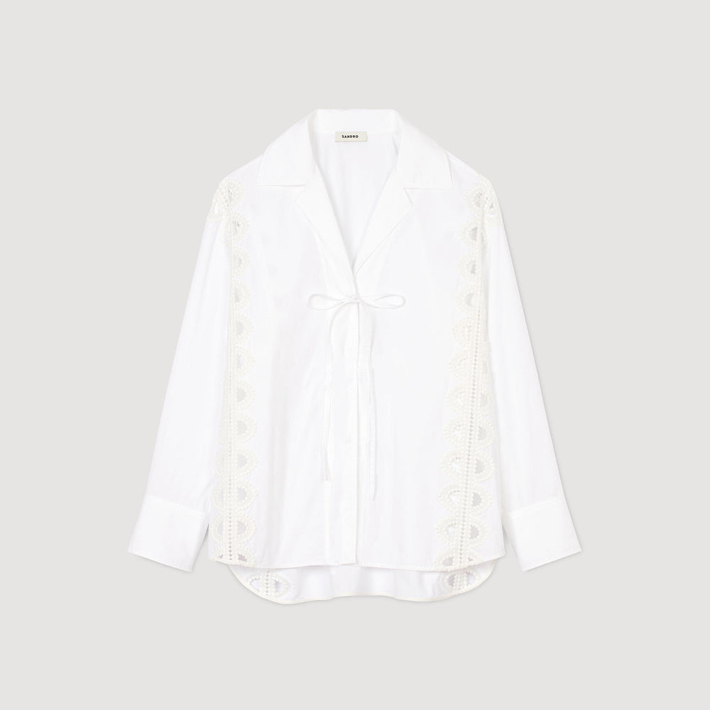 Sandro Women Poplin shirt