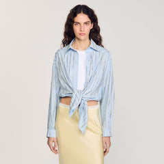 Sandro Women Rhinestone shirt