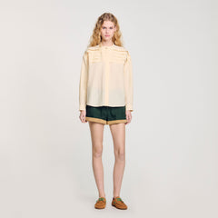 Sandro Women Jewellery detail shirt