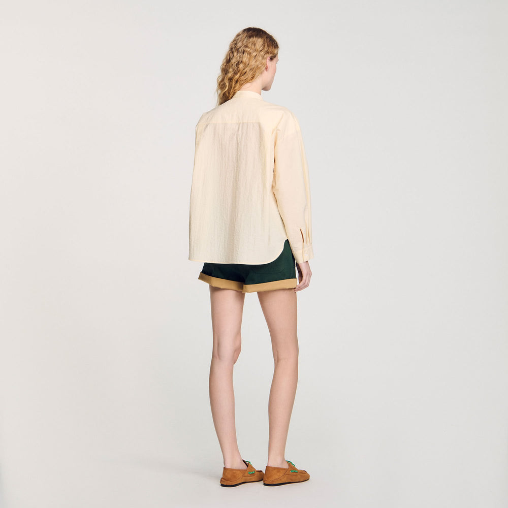 Sandro Women Jewellery detail shirt