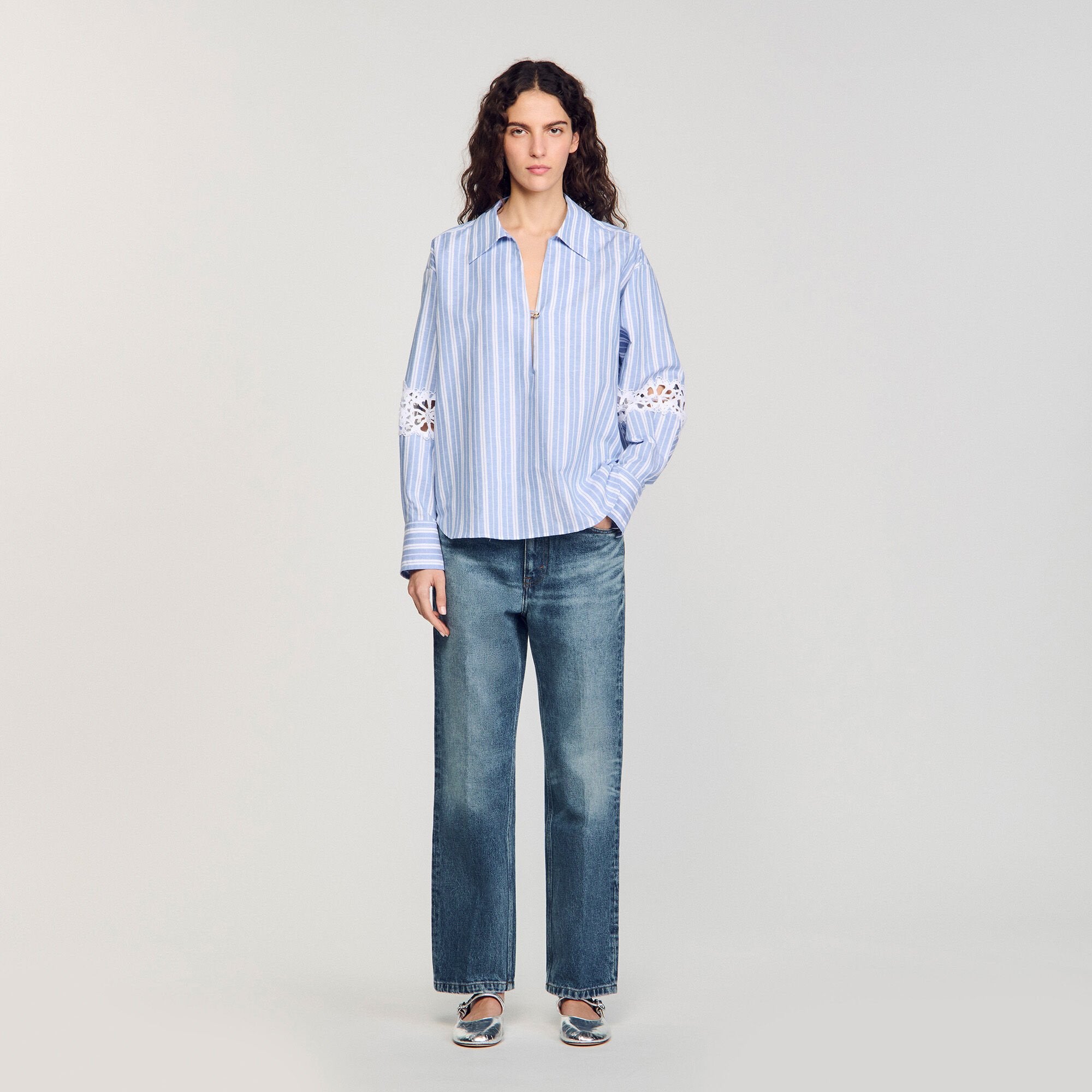 Sandro Women Striped shirt