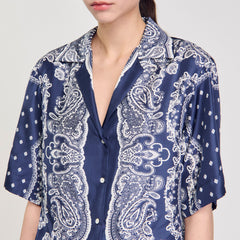 Sandro Women Bandana print shirt
